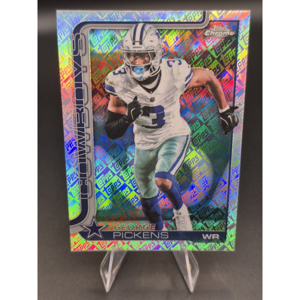 2025 Topps Chrome George Pickens #80 Fanatics Exclusive Topps Logo Refractor SP
